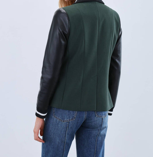 Fdj - Mixed Media Blazer