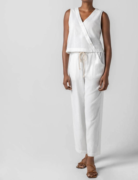 Lilla P - Cross Front Sleeveless Top