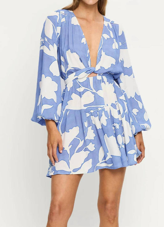Kivari - Amelie Tie Front Mini Dress