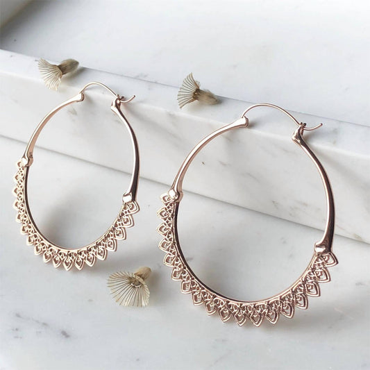 Astor & Orion - Women's Corazon Hoop Earrings