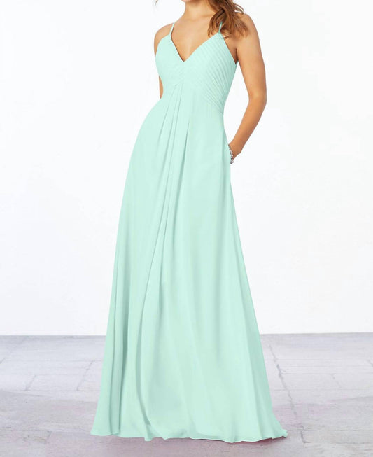 Morilee - Tammy Chiffon Sleeveless Dress