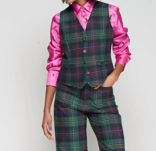 Vilagallo - Striking Plaid Vest