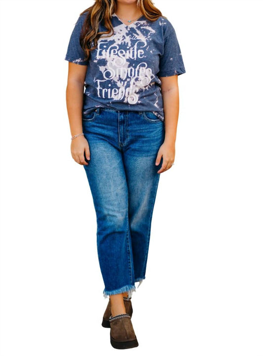 Southern Bliss - Fireside and Friends Bomba V-Neck Tee