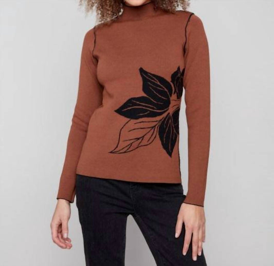 Charlie B - Reversible Mock Neck Sweater