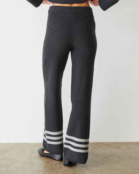 Monrow - Plush Stripe Straight Leg Pant