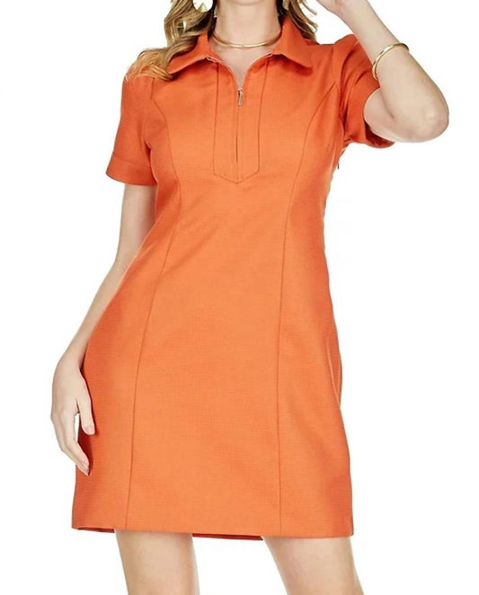 Jade - Zip Front Fitted Dress