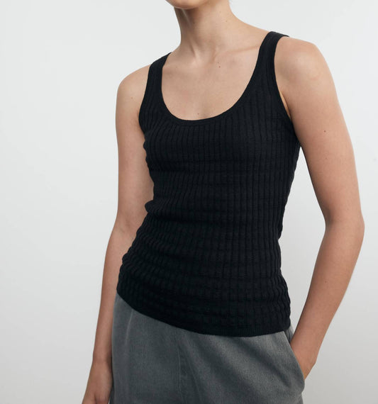 Enza Costa - LINEN COTTON SWEATER TANK