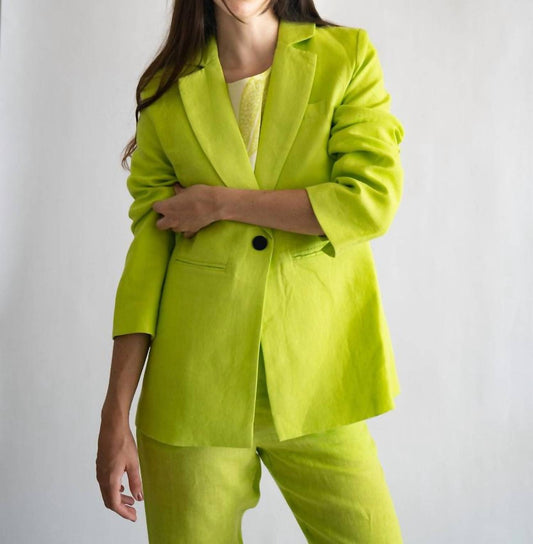 Las Sureñas - Linen V-neck Blazer