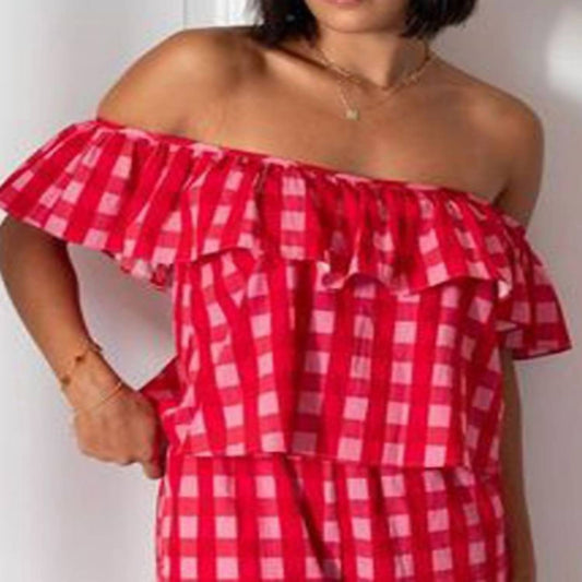 Mersea - Veranda Ruffle Off The Shoulder Top