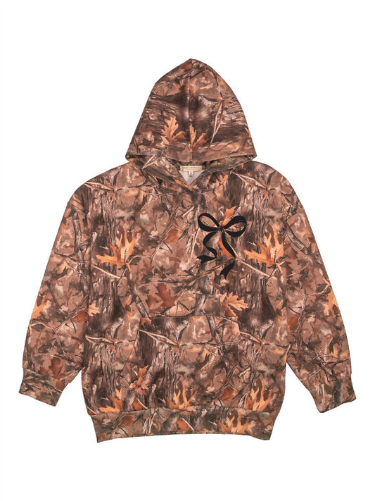 Simply Southern - Women's Bow Camo Hoodie