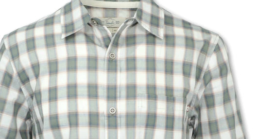 Purnell - Men's Lightweight Madras Plaid Shirt