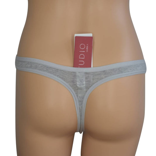 Cotton Knit Thong Panty