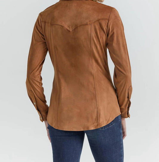 Wrangler - Suede Rodeo Snap Shirt