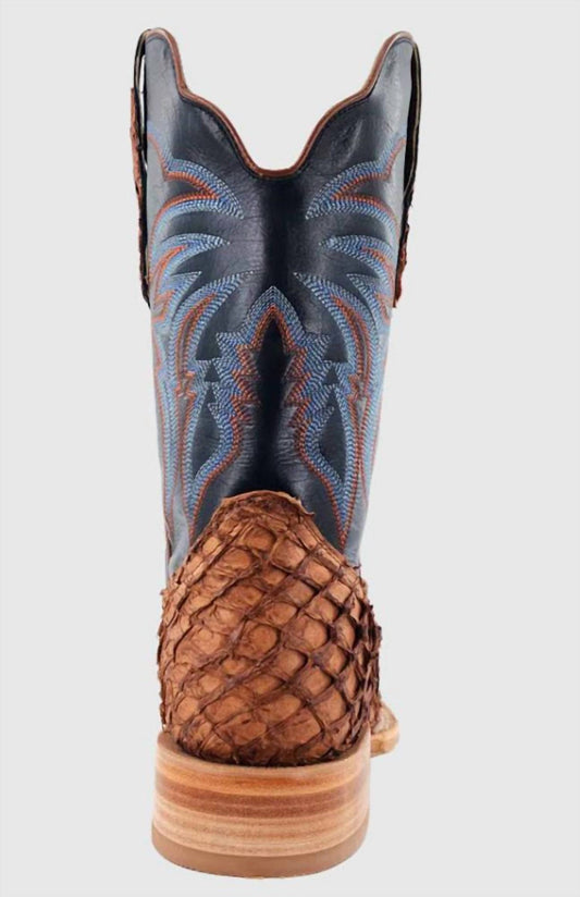 R Watson Boots - Women's Matte Pirarucu Fish Exotic Boot