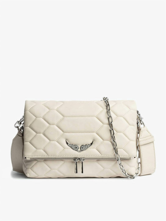 Zadig & Voltaire - Women’s Rocky Xl Quilted Mat Scale Leather Bag