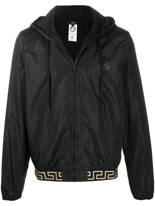 Versace - Men's Print Nylon Zip Up Jacket