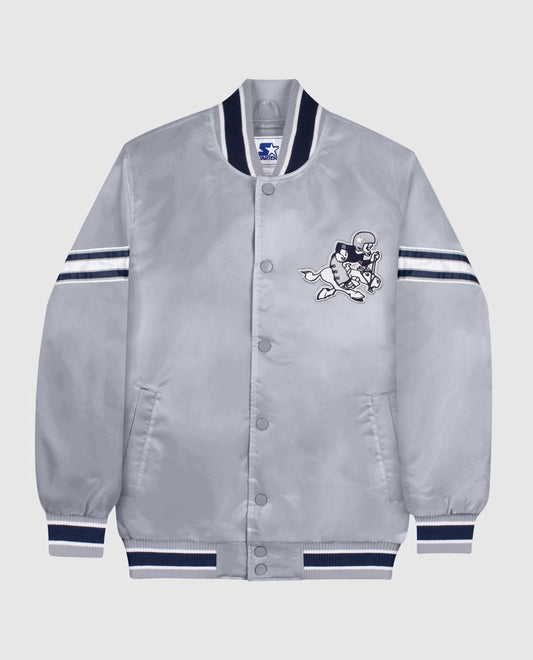 Starter - Men's Dallas Cowboys Satin Full-snap Jacket