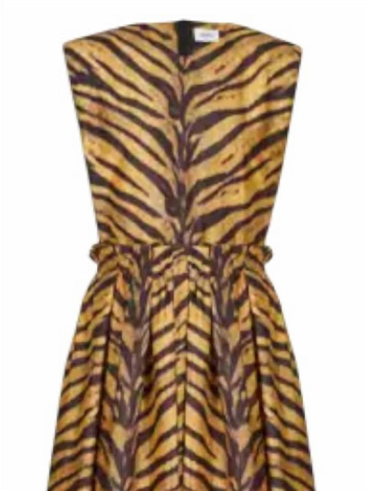 Salvatore Ferragamo - Women's Sleeveless Animal Print Dress