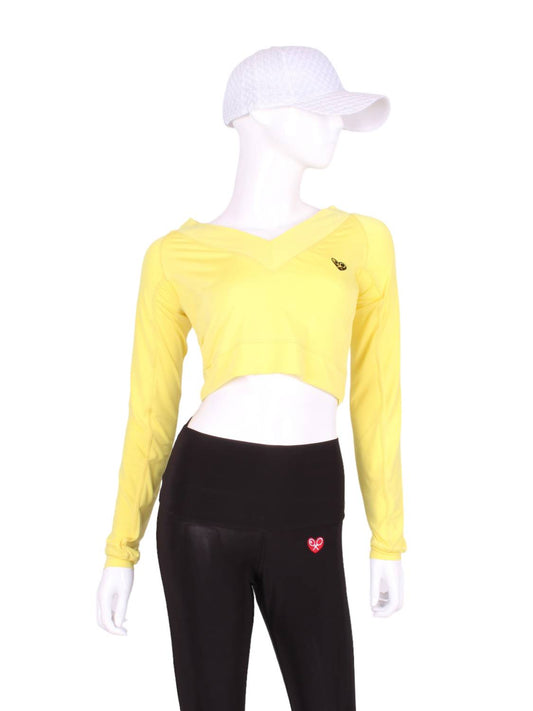 Love Love Tennis - Women's Vee Crop Top