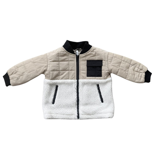 Babysprouts - Kids Quilted Sherpa Jacket