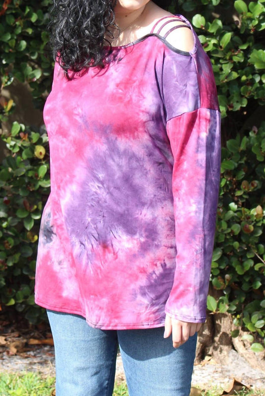 Blumin - Tie Dye Strappy Top - Plus