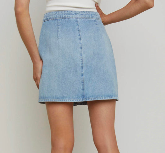 L'Agence - Kris Denim Mini Skirt