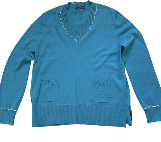 Alashan Cashmere - Women's Whip Stitch V Neck Sweater