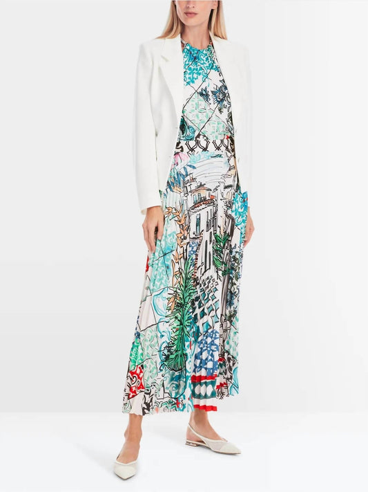 Marc Cain - Pleated Midi Skirt With Print