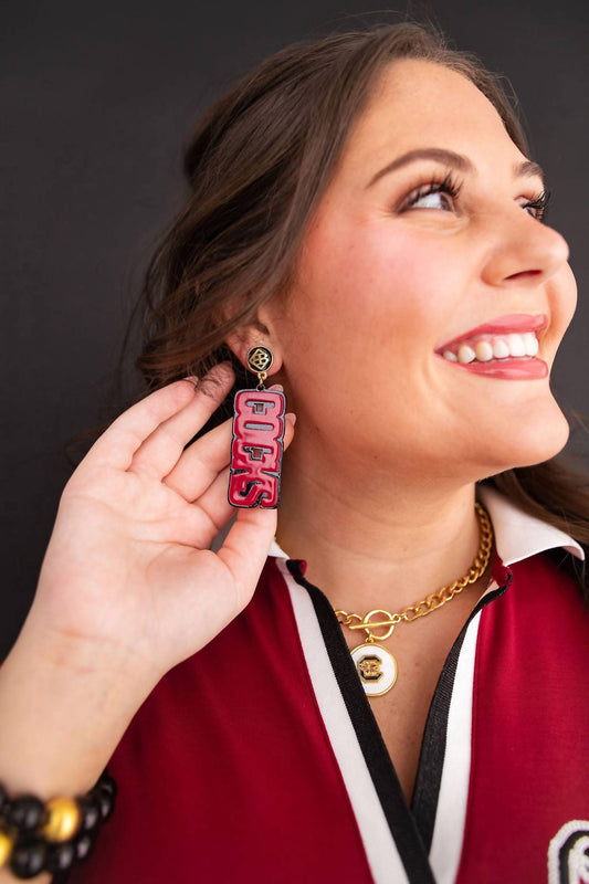 Brianna Cannon - Women's University Of South Carolina Cocks Earrings