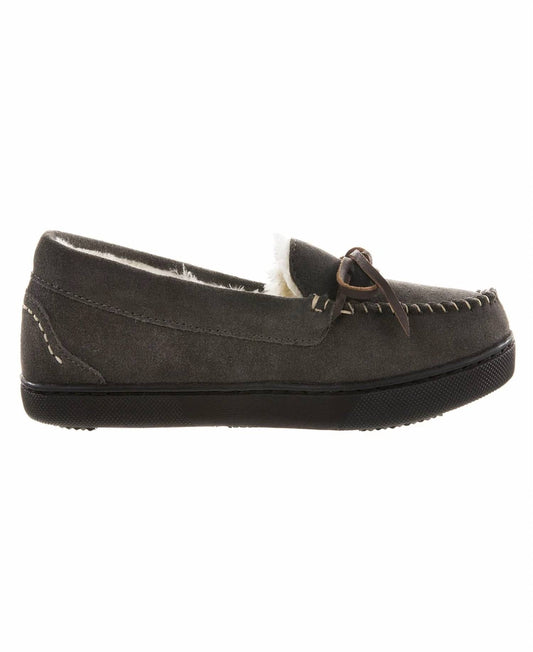 Isotoner - Women's Genuine Suede Moccasin Slippers