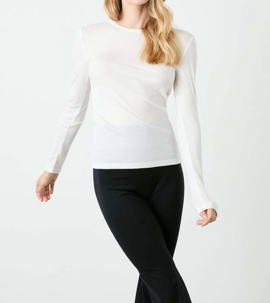 Bandier - Rivington Ribbed Long Sleeve Top