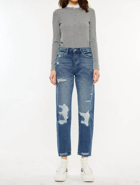 Kancan - Kerrigan Ultra High Rise Mom Jeans