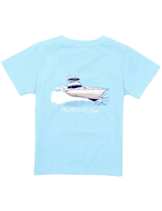 Properly Tied - Boy's Deep Sea Short Sleeve Tee