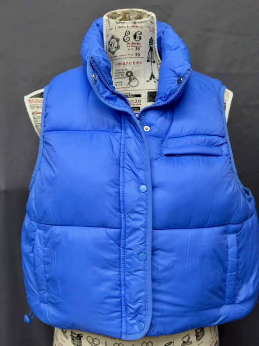 Simply Southern - Women's Cropped Puffer Pack Vest