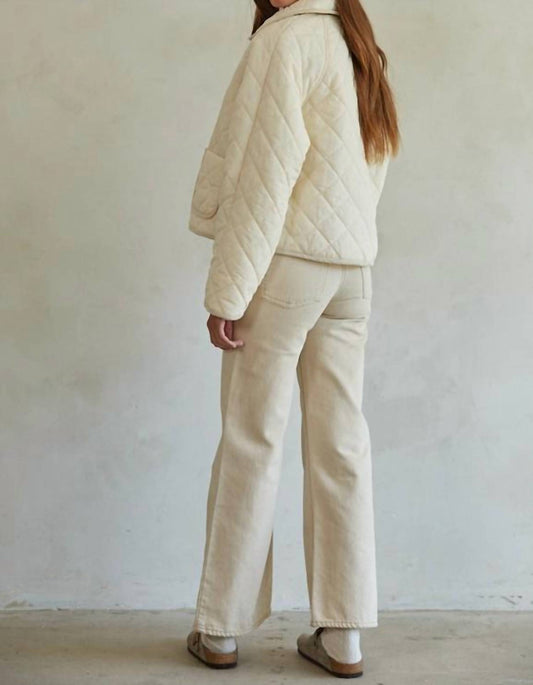 By Together - Anne Woven Cotton Quilted Jacket