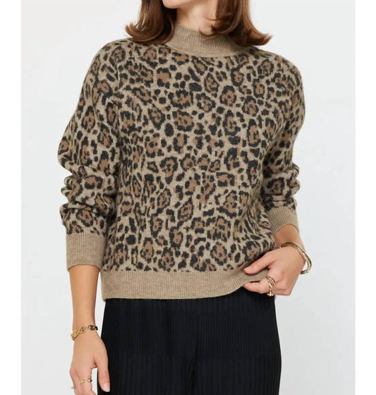 Current Air - Leopard Jacquard Sweater