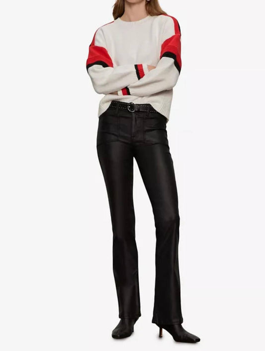 Sanctuary - Women's Sporty Stripe Crewneck Sweater