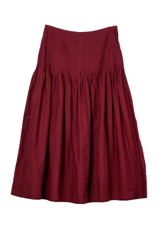 Ciao Lucia - Women's Rosa Pleat Waist Skirt