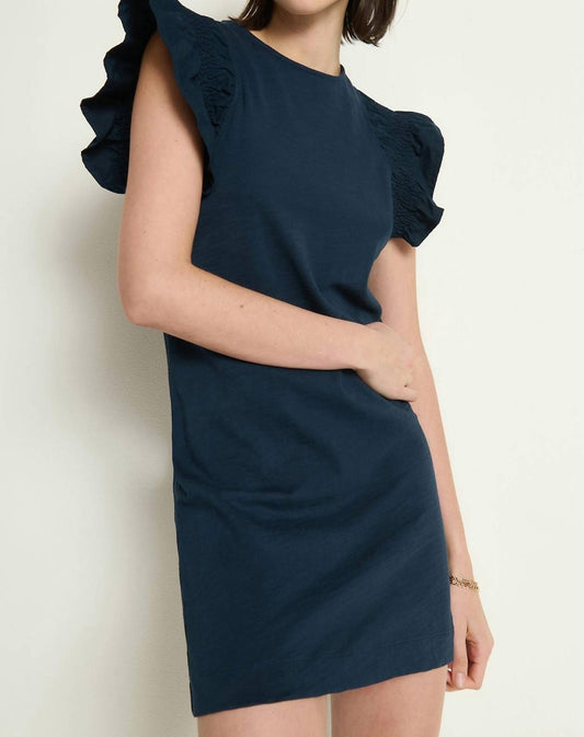 Nation Ltd - Ellis Ruffle Sleeve Mini Dress