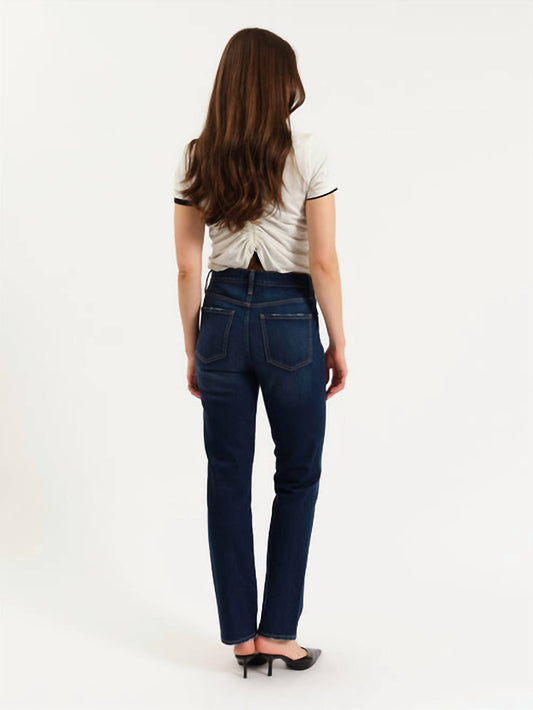 Daze - Smarty High Rise Slim Straight Leg Jeans