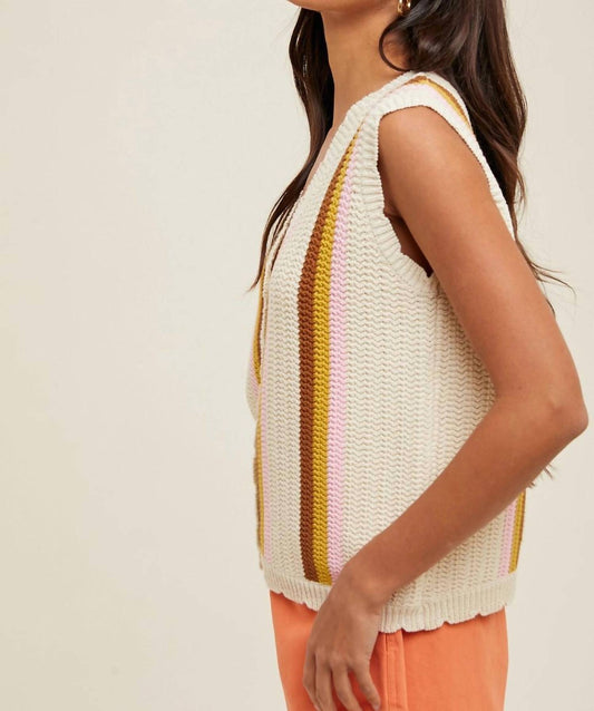 Wishlist - Women's Stripe Sweater Tank
