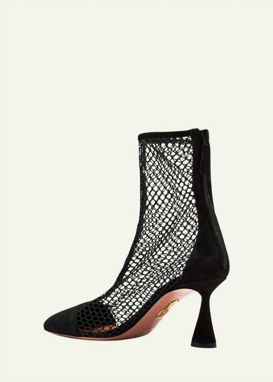 Aquazzura - Women's Amore Net Ankle Bootie