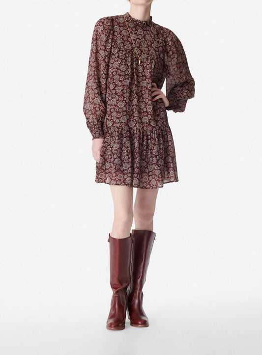 Marron Bethany Mini Dress