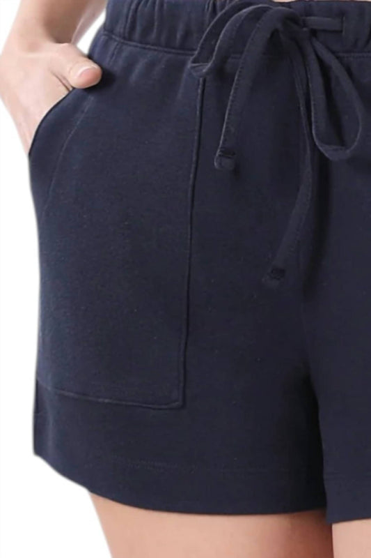 Zenana - Cotton Drawstring Shorts