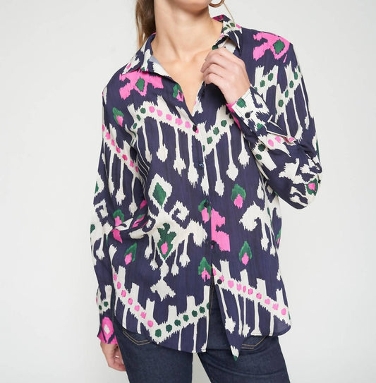 Vilagallo - Ikat Long Sleeve Shirt