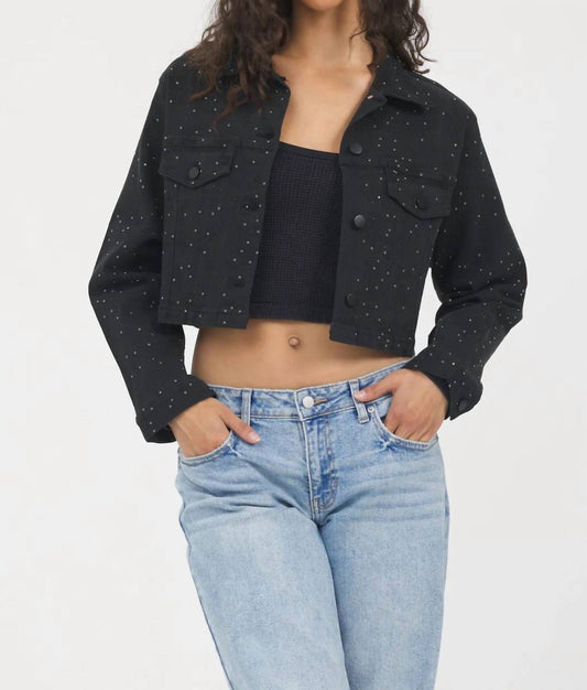 Vintage Havana - Rhinestone Studded Jacket