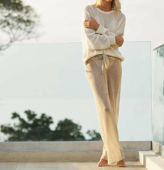 Pq Swim - Oro Waverly Tie Pants