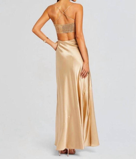 Retrofete - Emery Crystal Sequin Embellished Maxi Dress