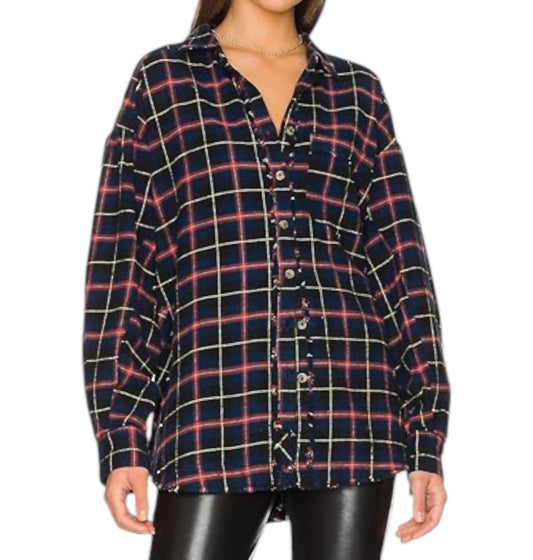 Free People - Happy Hour Plaid Shirt