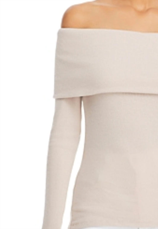 Enza Costa - Sweater Knit Off The Shoulder Top